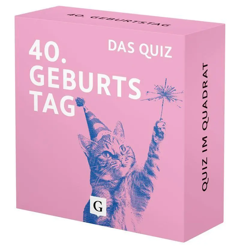 Cover: 9783899785234 | 40. Geburtstag. Das Quiz | Manja Reinhardt | Taschenbuch | 103 S.