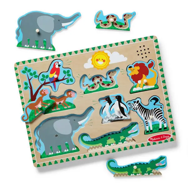 Bild: 681147005334 | MPZ Zootiere Sound Puzzle | Karton | 53340 | Deutsch | 2025
