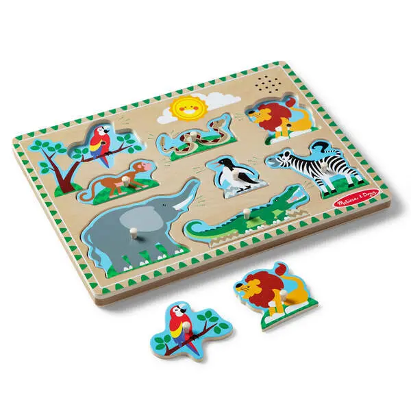 Bild: 681147005334 | MPZ Zootiere Sound Puzzle | Karton | 53340 | Deutsch | 2025