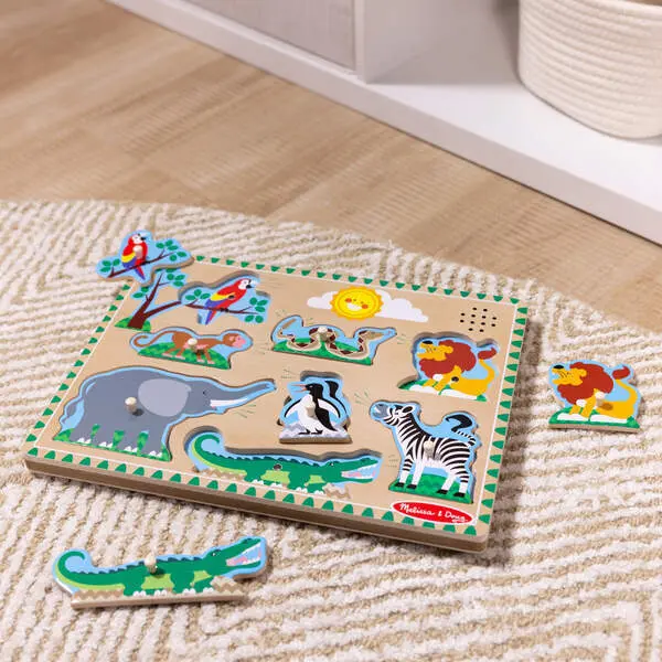 Bild: 681147005334 | MPZ Zootiere Sound Puzzle | Karton | 53340 | Deutsch | 2025