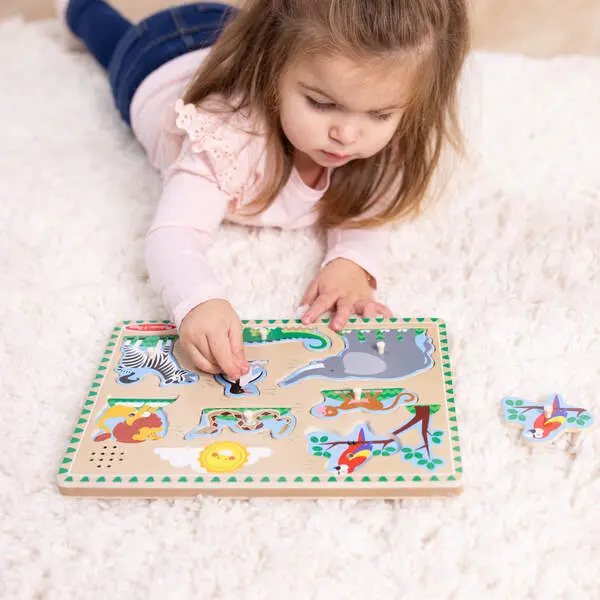 Bild: 681147005334 | MPZ Zootiere Sound Puzzle | Karton | 53340 | Deutsch | 2025