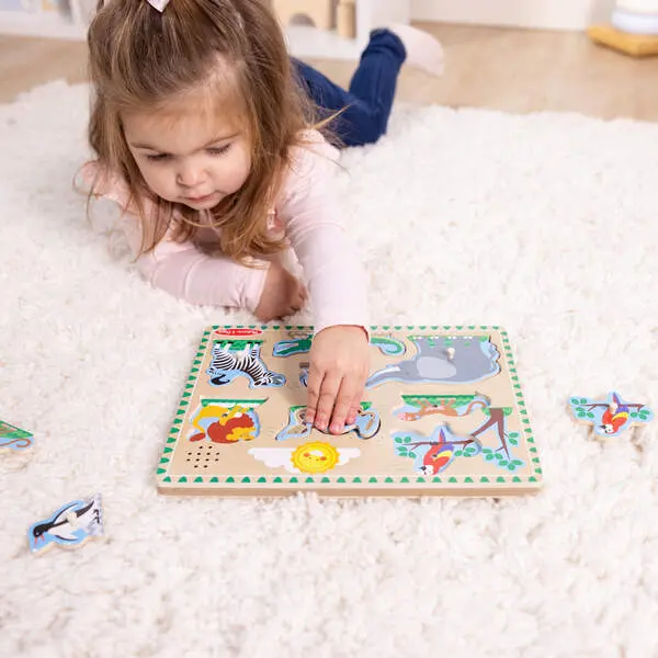 Bild: 681147005334 | MPZ Zootiere Sound Puzzle | Karton | 53340 | Deutsch | 2025