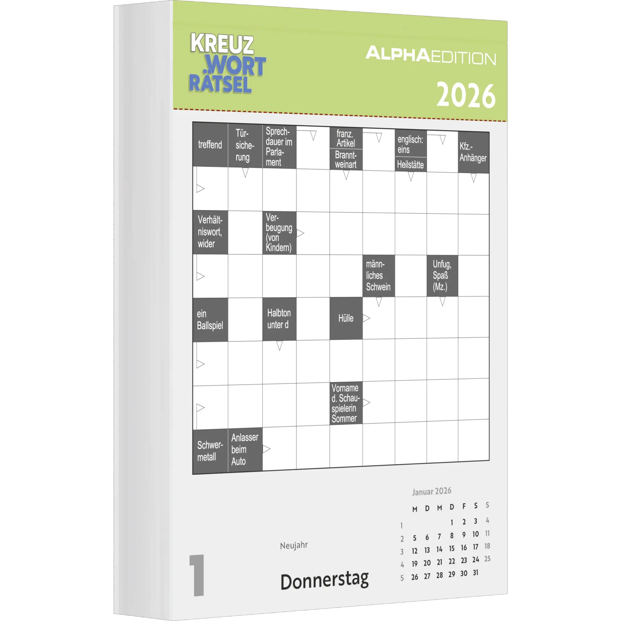 Bild: 4069095005334 | Das tägliche Kreuzworträtsel 2026 Tagesabreißkalender - 11,8x15,9 -...