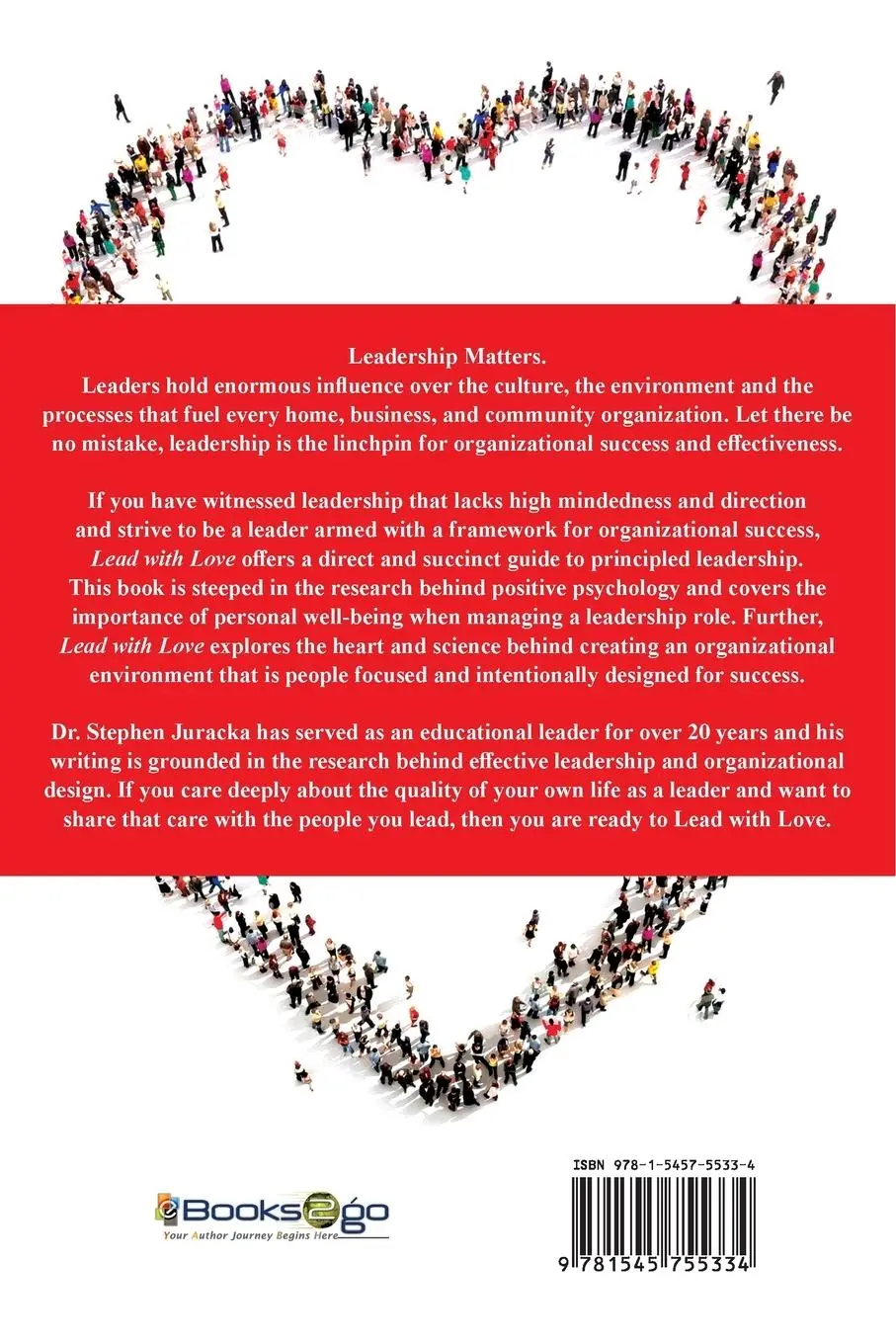 Rückseite: 9781545755334 | Lead with Love | Stephen Juracka Ed. D | Taschenbuch | Englisch | 2022