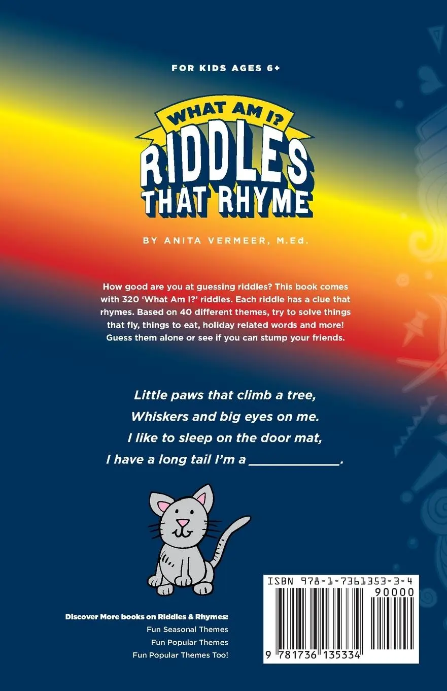 Rückseite: 9781736135334 | Riddles That Rhyme | Anita Vermeer | Taschenbuch | Englisch | 2021
