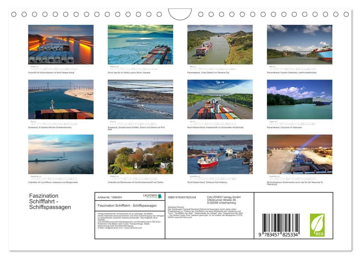 Bild: 9783457825334 | Faszination Schifffahrt - Schiffspassagen (Wandkalender 2026 DIN A4...