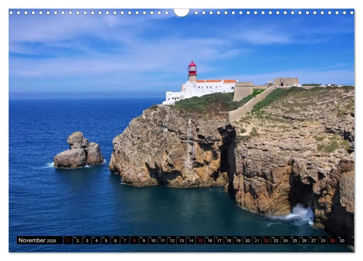 Bild: 9783516155334 | Algarve (Wandkalender 2026 DIN A3 quer), CALVENDO Monatskalender