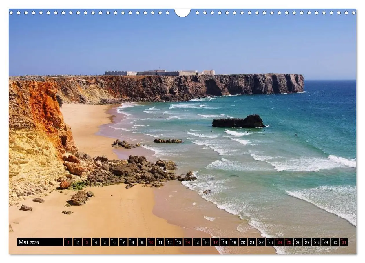 Bild: 9783516155334 | Algarve (Wandkalender 2026 DIN A3 quer), CALVENDO Monatskalender