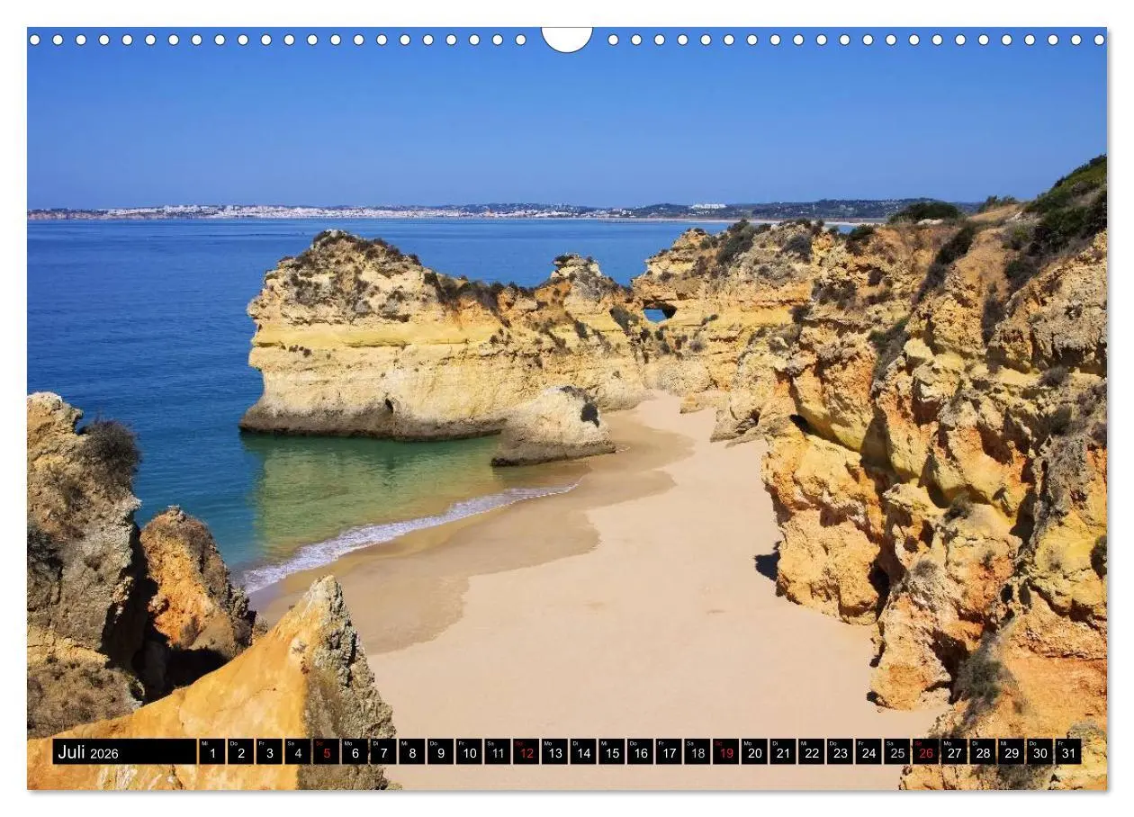 Bild: 9783516155334 | Algarve (Wandkalender 2026 DIN A3 quer), CALVENDO Monatskalender