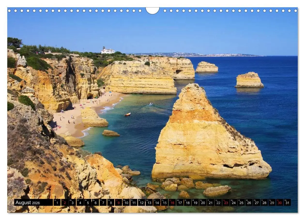 Bild: 9783516155334 | Algarve (Wandkalender 2026 DIN A3 quer), CALVENDO Monatskalender