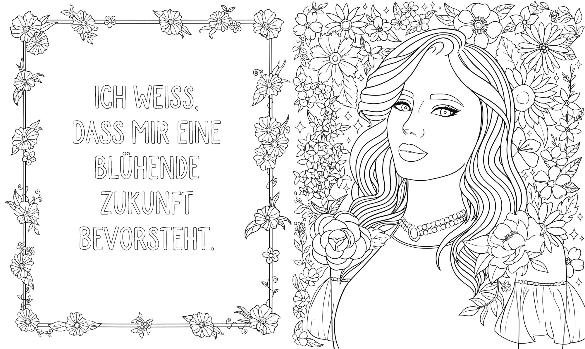 Bild: 9783745915334 | Flower moments - Traumhafte Blüten-Motive ausmalen und entspannen
