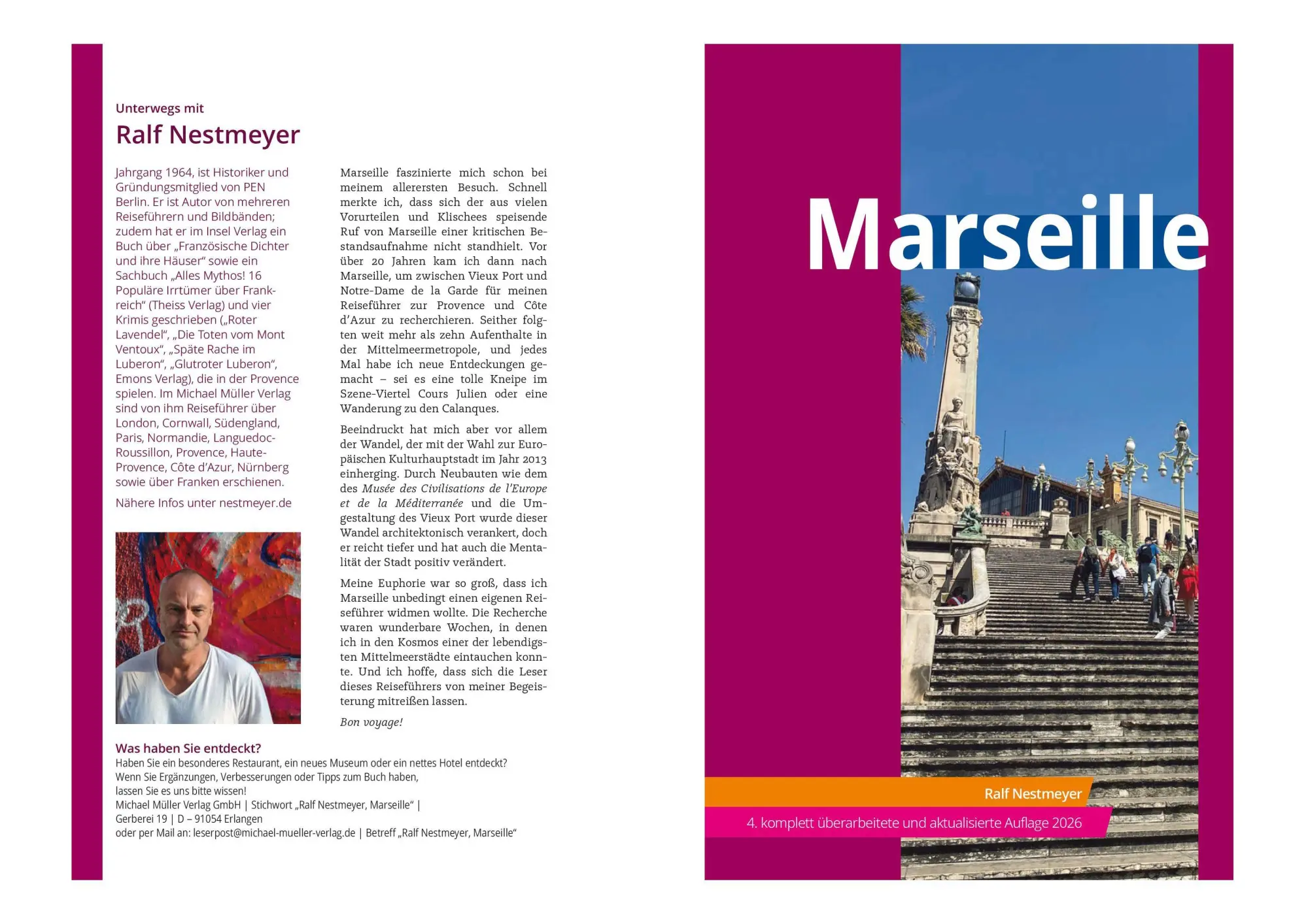 Bild: 9783966855334 | MICHAEL MÜLLER Reiseführer Marseille MM-City | Ralf Nestmeyer | Buch