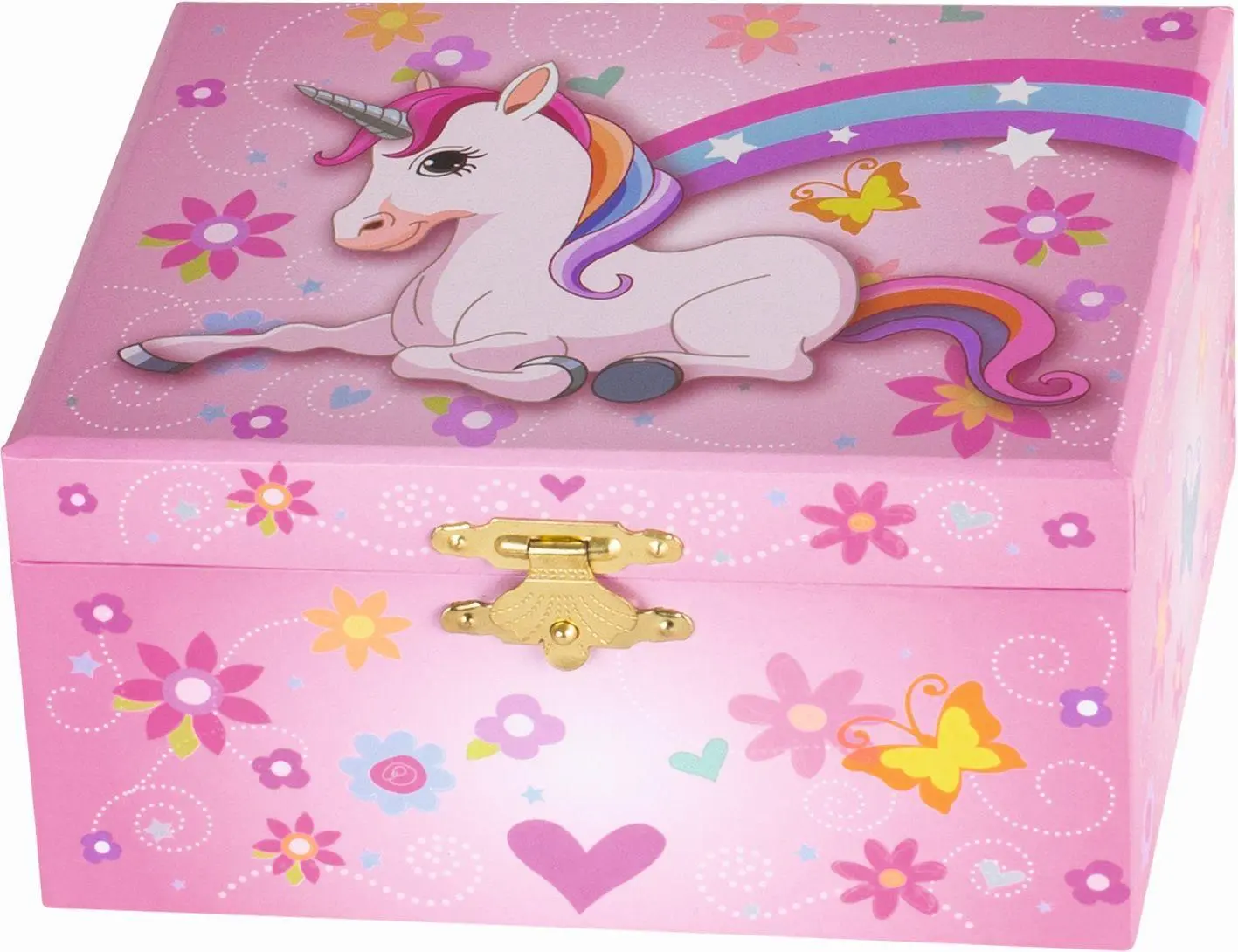 Cover: 4013594155434 | Musikspieldose Einhorn, Melodie: Schwanensee | Spiel | 15543 | Deutsch