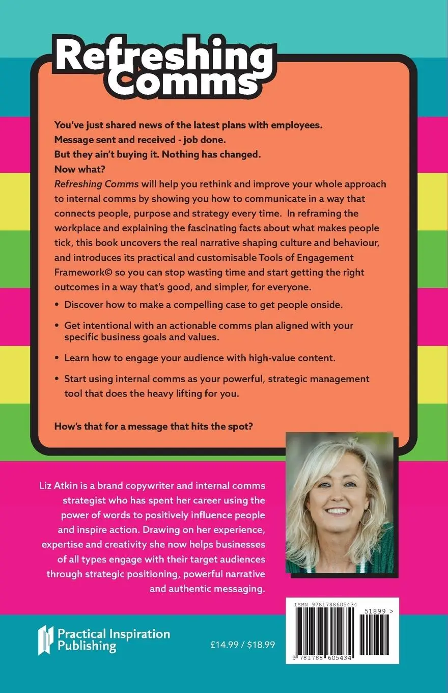 Rückseite: 9781788605434 | Refreshing Comms | Liz Atkin | Taschenbuch | Englisch | 2024