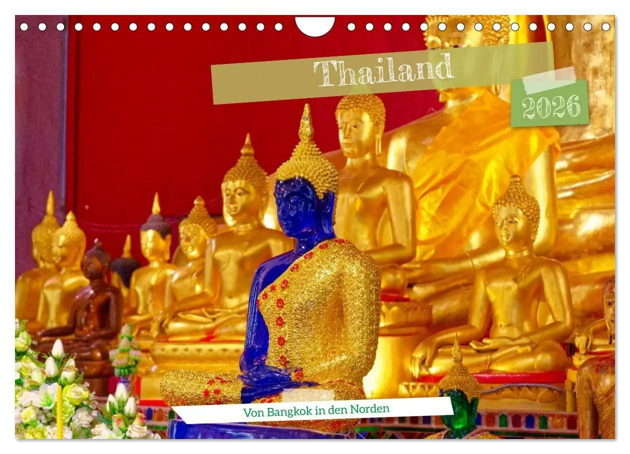 Cover: 9783516695434 | Thailand - Von Bangkok in den Norden (Wandkalender 2026 DIN A4...