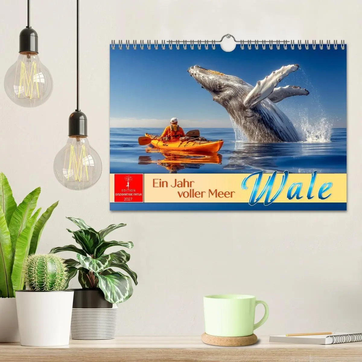 Bild: 9783516905434 | Wale - ein Jahr voller Meer (Wandkalender 2027 DIN A4 quer),...