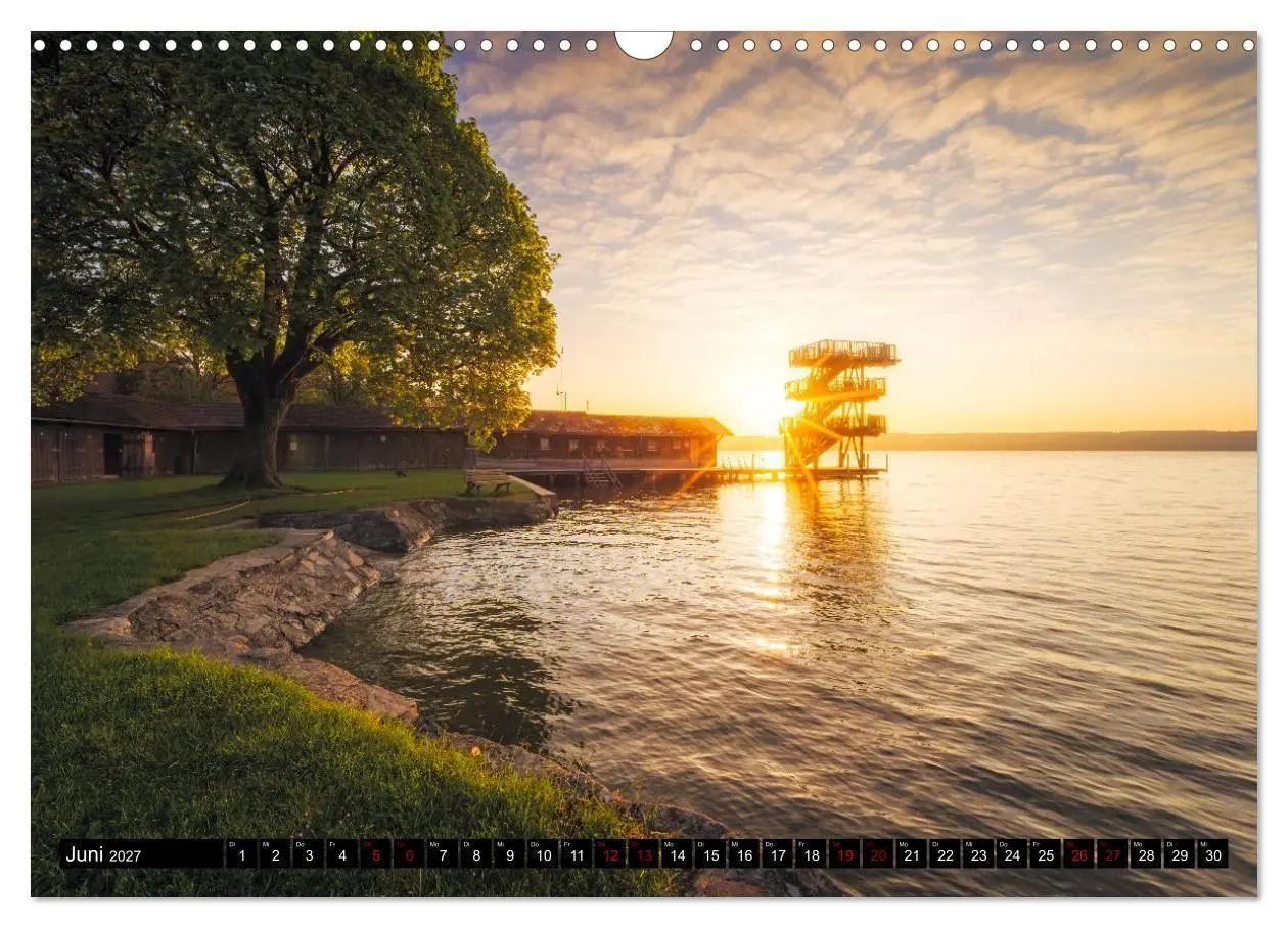 Bild: 9783569475434 | Lichtbilder vom Ammersee (Wandkalender 2027 DIN A3 quer), CALVENDO...