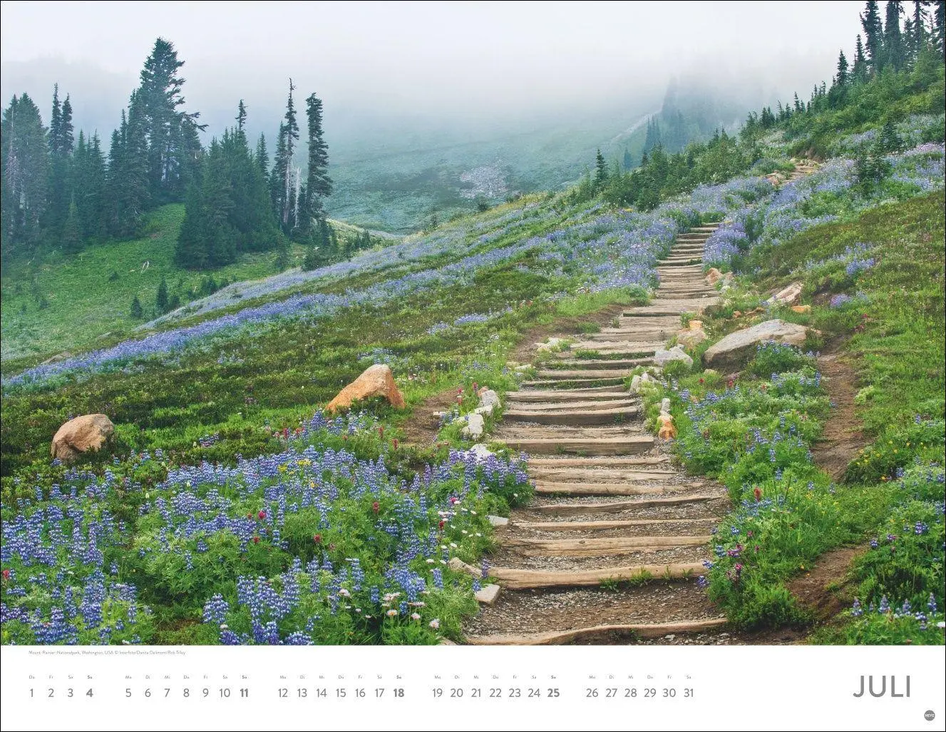 Bild: 9783756415434 | Auf Traumpfaden Posterkalender 2027 | Heye | Kalender | Spiralbindung