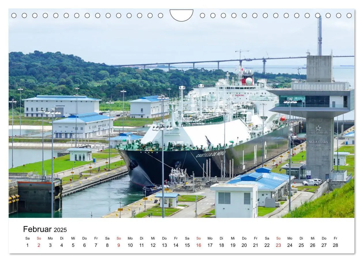 Bild: 9783435265534 | Panamakanal - Zwischen Atlantik und Pazifik (Wandkalender 2025 DIN...