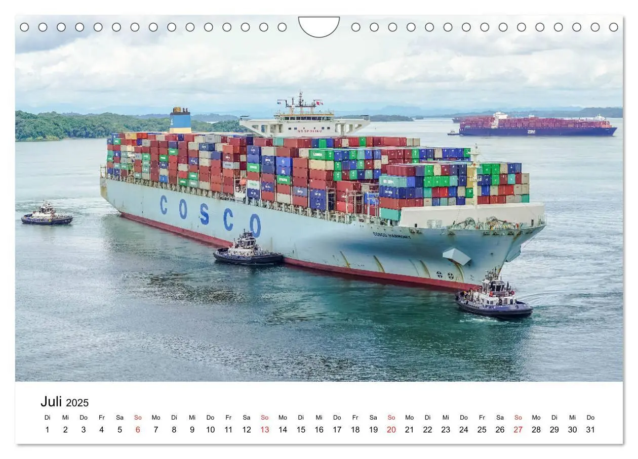 Bild: 9783435265534 | Panamakanal - Zwischen Atlantik und Pazifik (Wandkalender 2025 DIN...