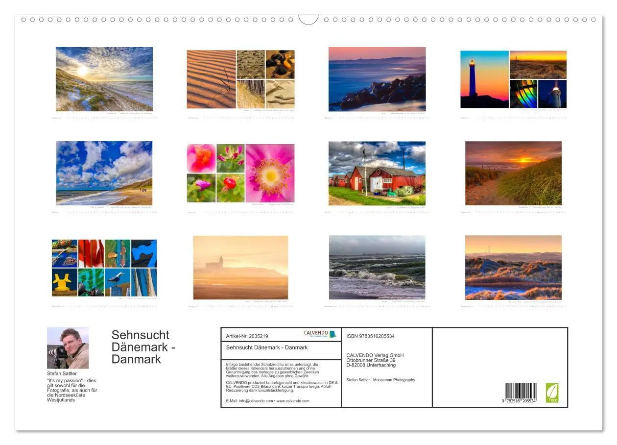 Bild: 9783516205534 | Sehnsucht Dänemark - Danmark (Wandkalender 2026 DIN A2 quer),...