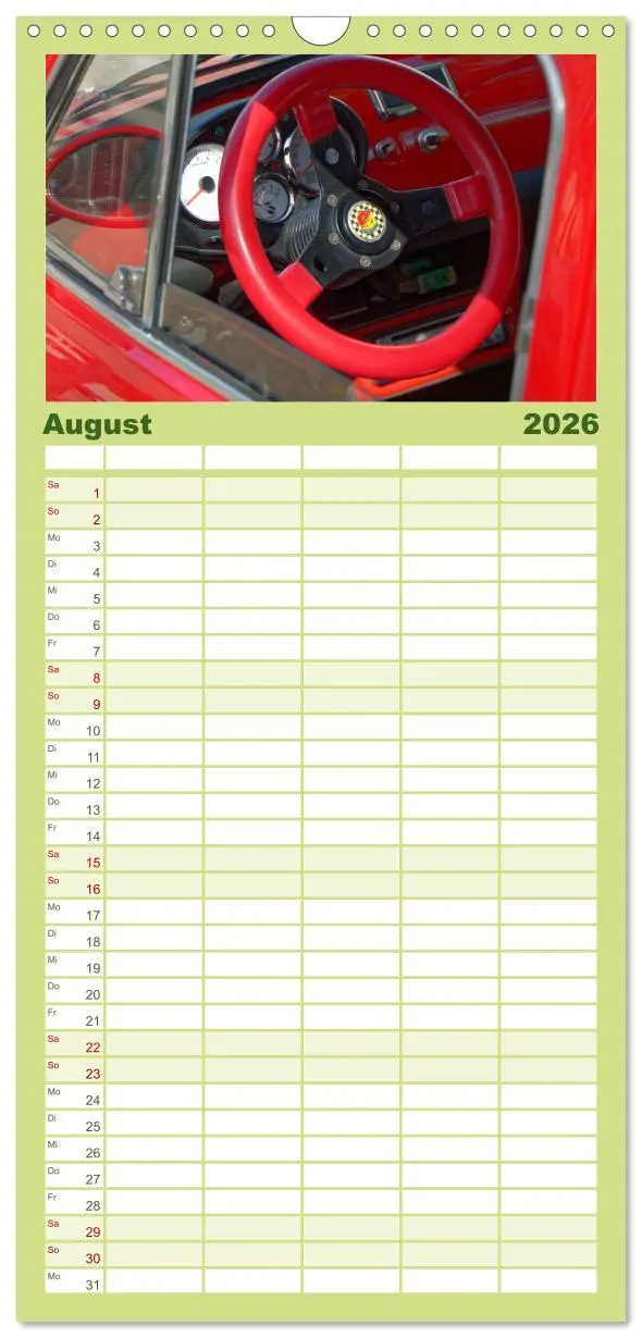 Bild: 9783516515534 | Familienplaner 2026 - Cinquecento Der kleine Italiener - 60 Jahre...
