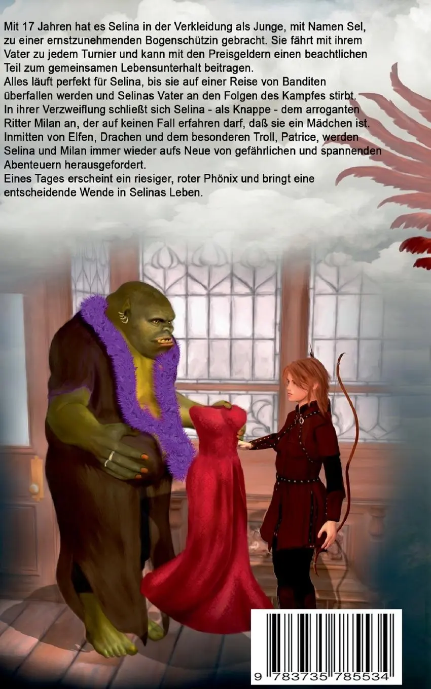 Rückseite: 9783735785534 | Phönix | Selinas große Reise | Romy Gläser | Taschenbuch | 252 S.