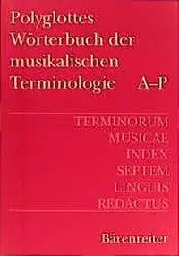 Cover: 9783761805534 | Polyglottes Wörterbuch der musikalischen Terminologie | Taschenbuch
