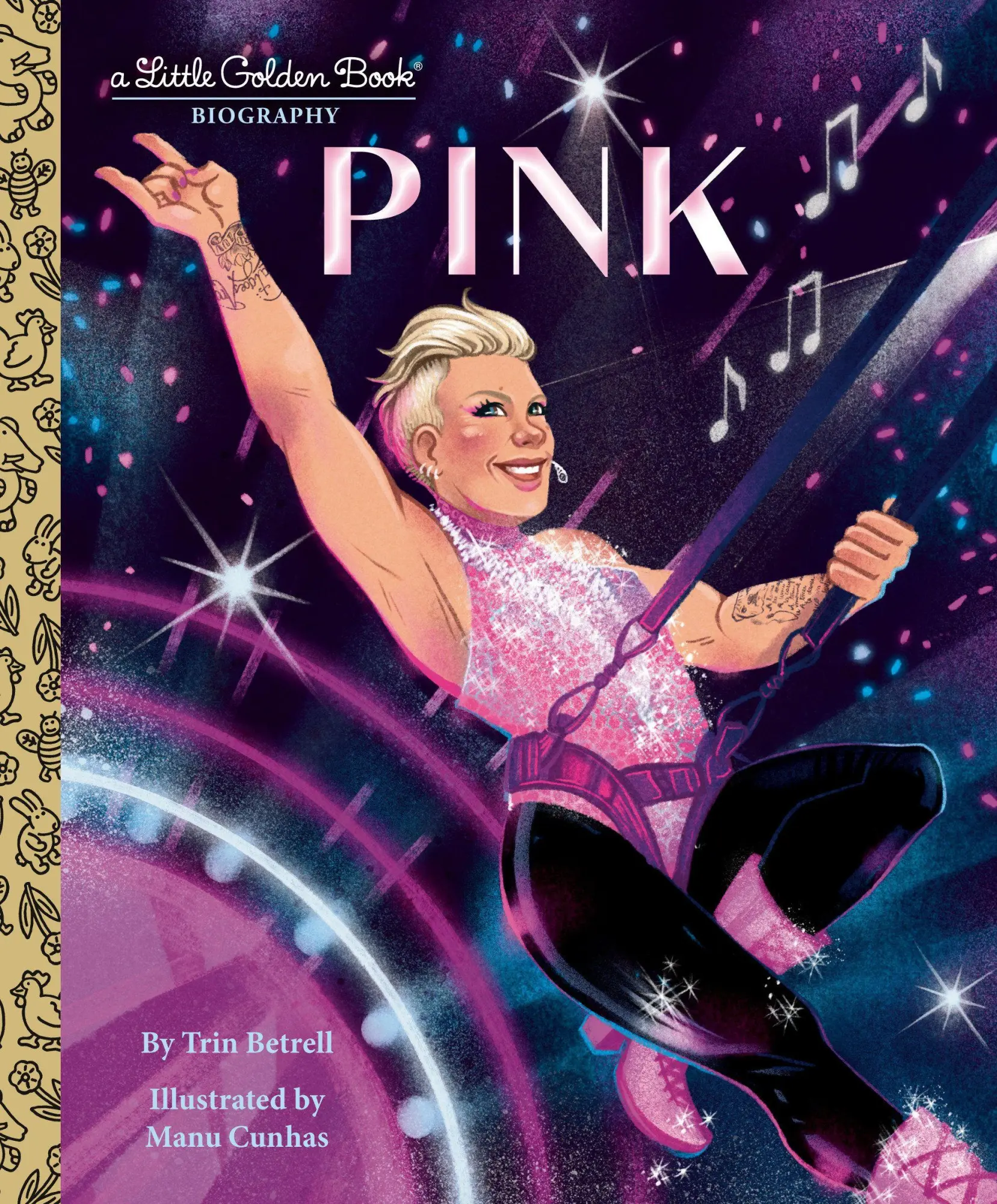 Cover: 9798217025534 | Pink: A Little Golden Book Biography | Manu Cunhas (u. a.) | Buch