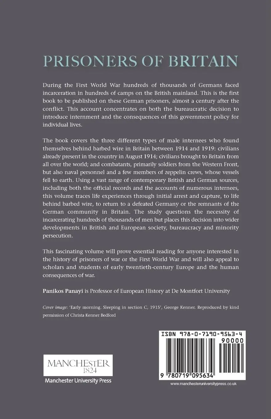 Rückseite: 9780719095634 | Prisoners of Britain | Panikos Panayi | Taschenbuch | Englisch | 2014