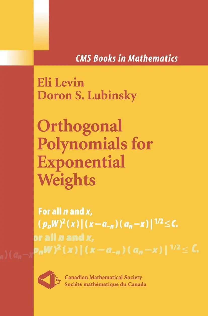 Cover: 9781461265634 | Orthogonal Polynomials for Exponential Weights | Eli Levin (u. a.)
