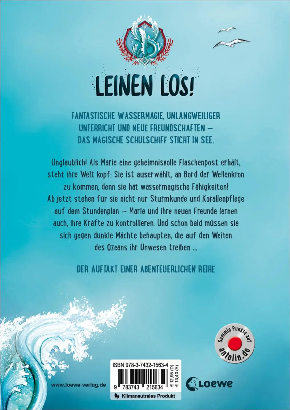 Rückseite: 9783743215634 | Das magische Schulschiff (Band 1) - Verbündete des Meeres | Kiesel