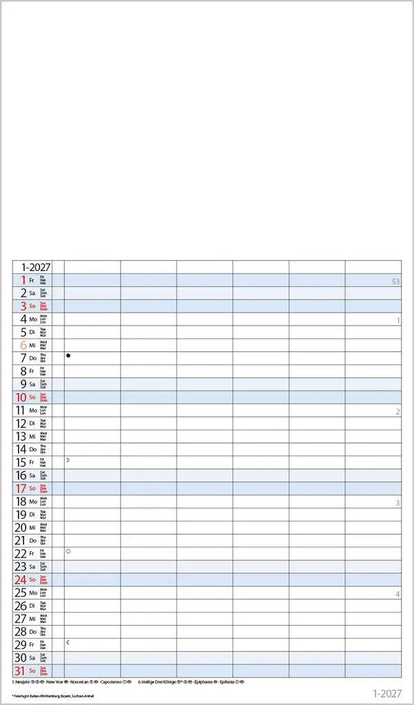 Bild: 9783819305634 | Foto-Malen-Basteln Familienplaner XL 2027 | Verlag Korsch | Kalender