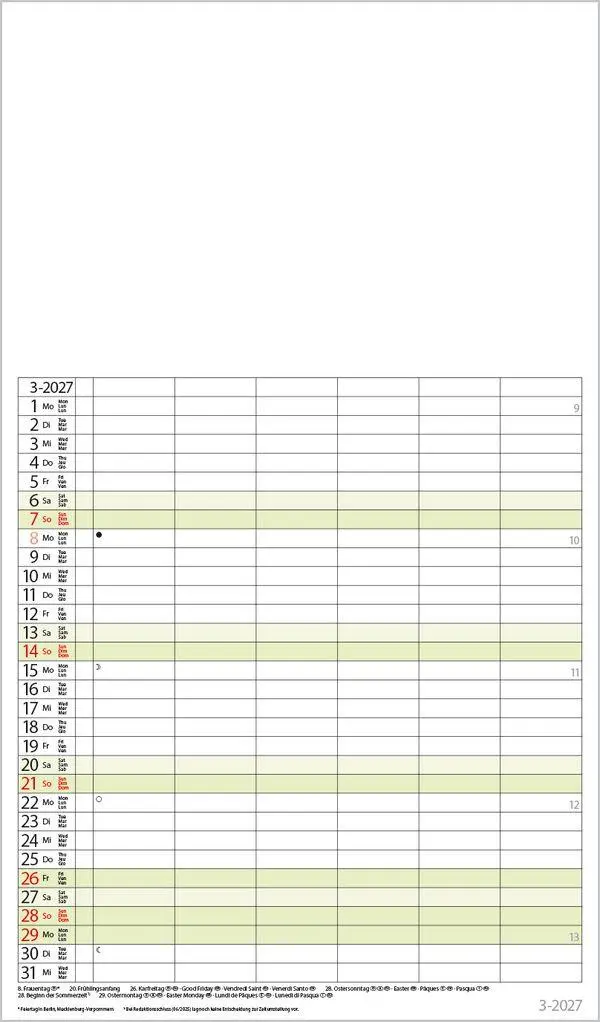 Bild: 9783819305634 | Foto-Malen-Basteln Familienplaner XL 2027 | Verlag Korsch | Kalender