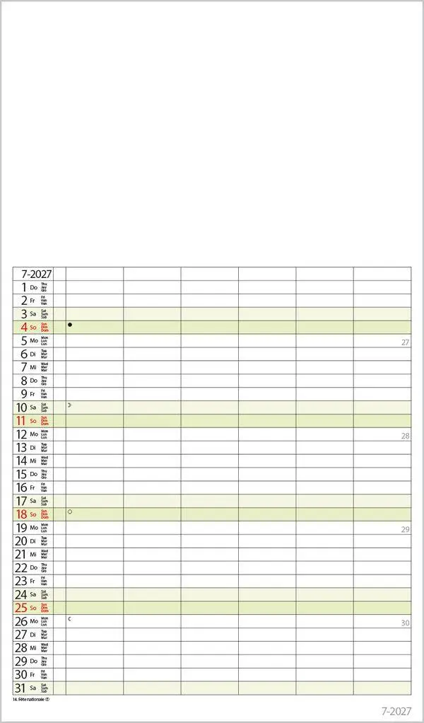 Bild: 9783819305634 | Foto-Malen-Basteln Familienplaner XL 2027 | Verlag Korsch | Kalender