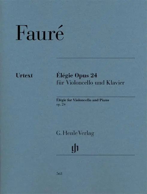 Cover: 9790201805634 | Élégie Opus 24 für Violoncello und Klavier | Gabriel Fauré | Buch