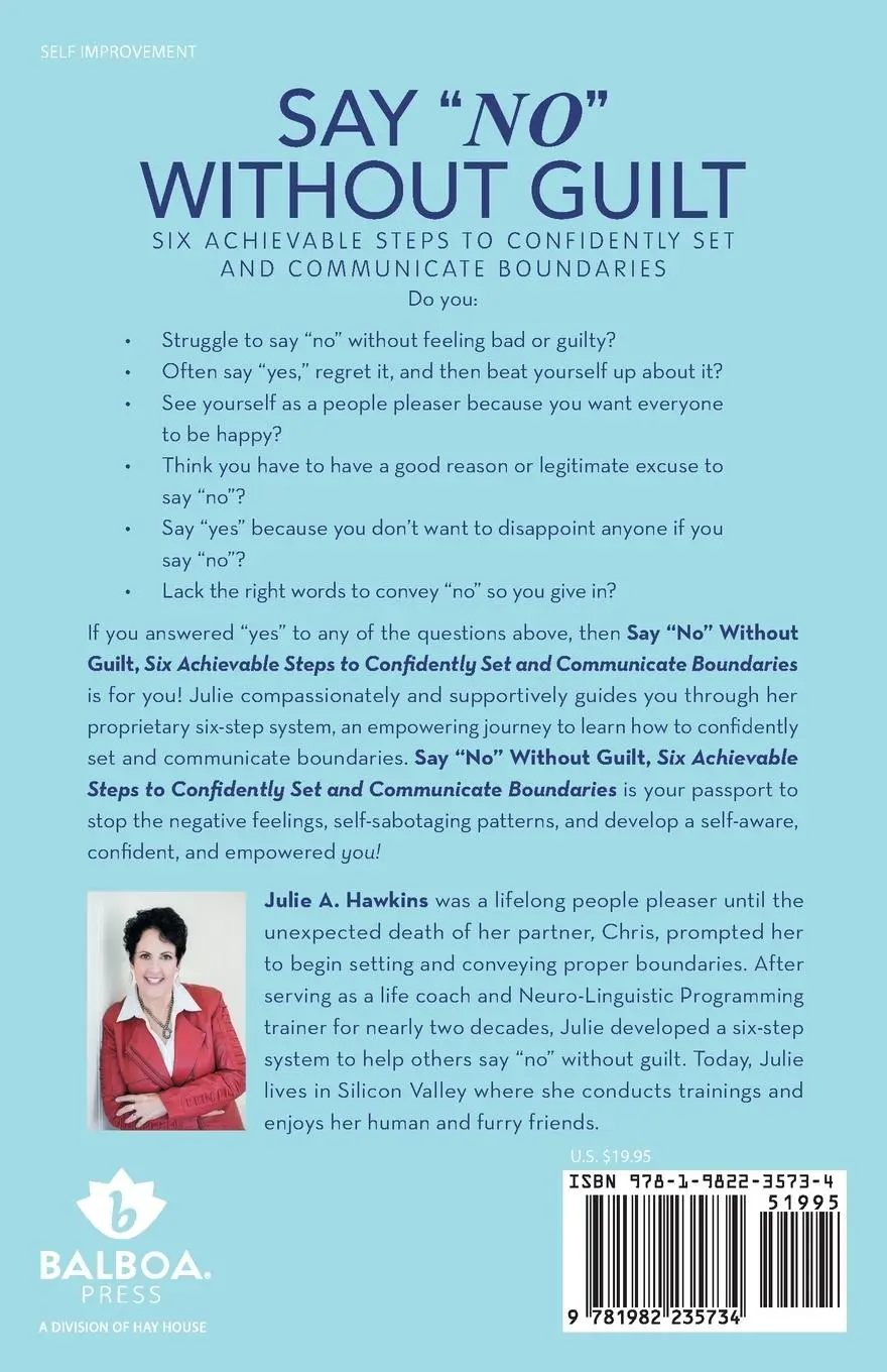 Rückseite: 9781982235734 | Say "No" Without Guilt | Julie A. Hawkins | Taschenbuch | Englisch