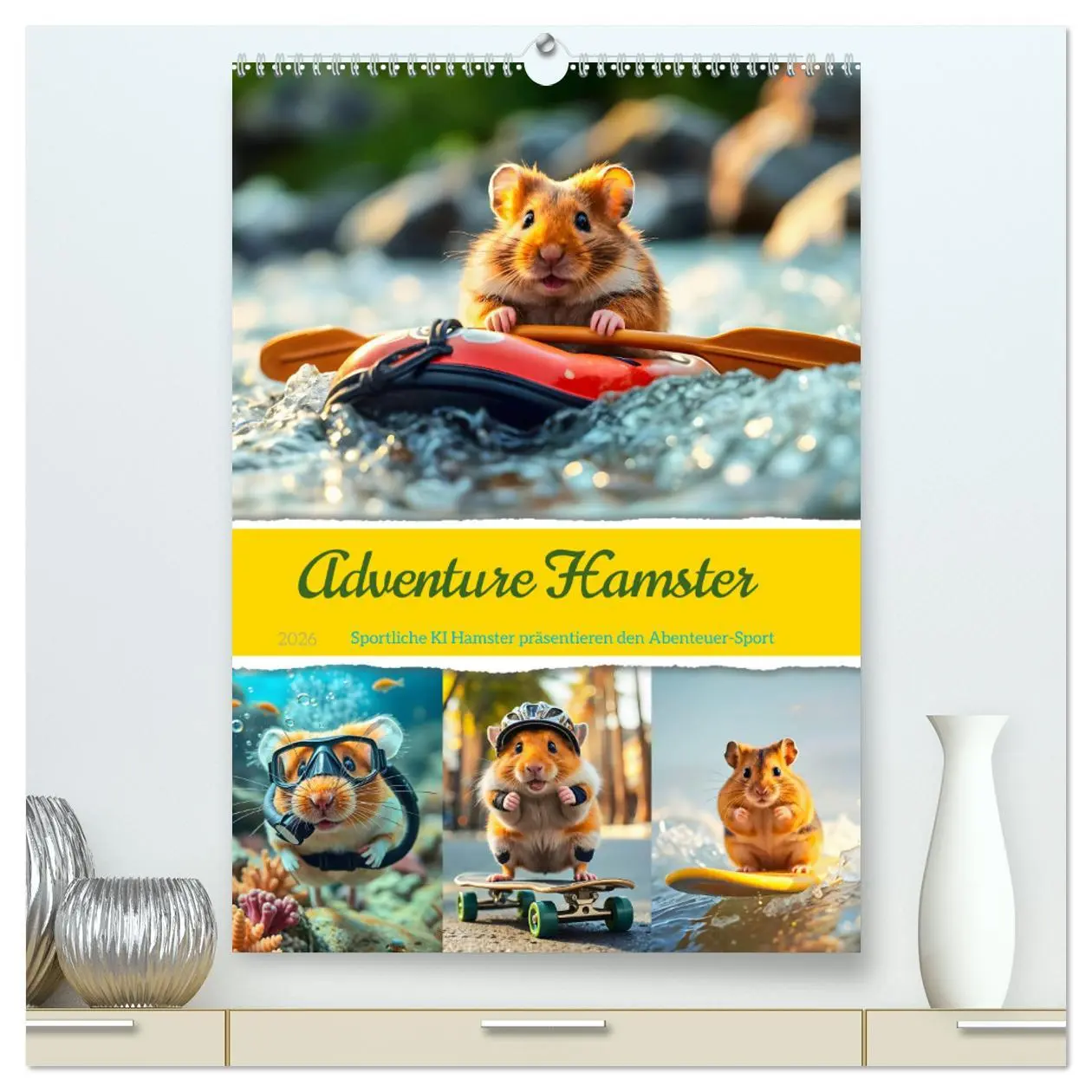 Cover: 9783457265734 | Adventure Hamster - Sportliche KI Hamster präsentieren den...