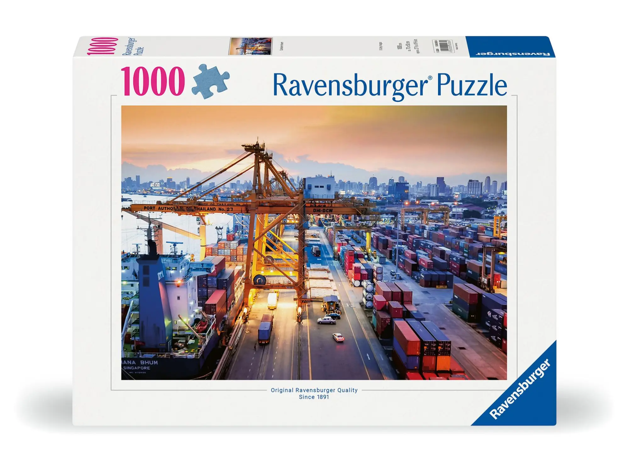 Cover: 4005555005834 | Erwachsenenpuzzle 1000 Teile - Hafen | Spiel | Erwachsenenpuzzle
