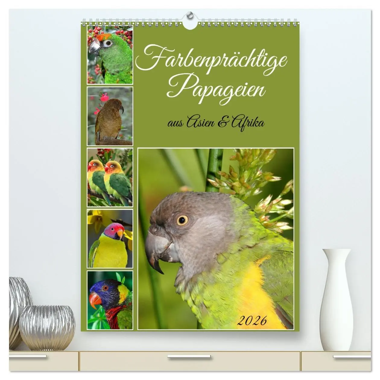 Cover: 9783516345834 | Farbenprächtige Papageien aus Asien und Afrika (hochwertiger...