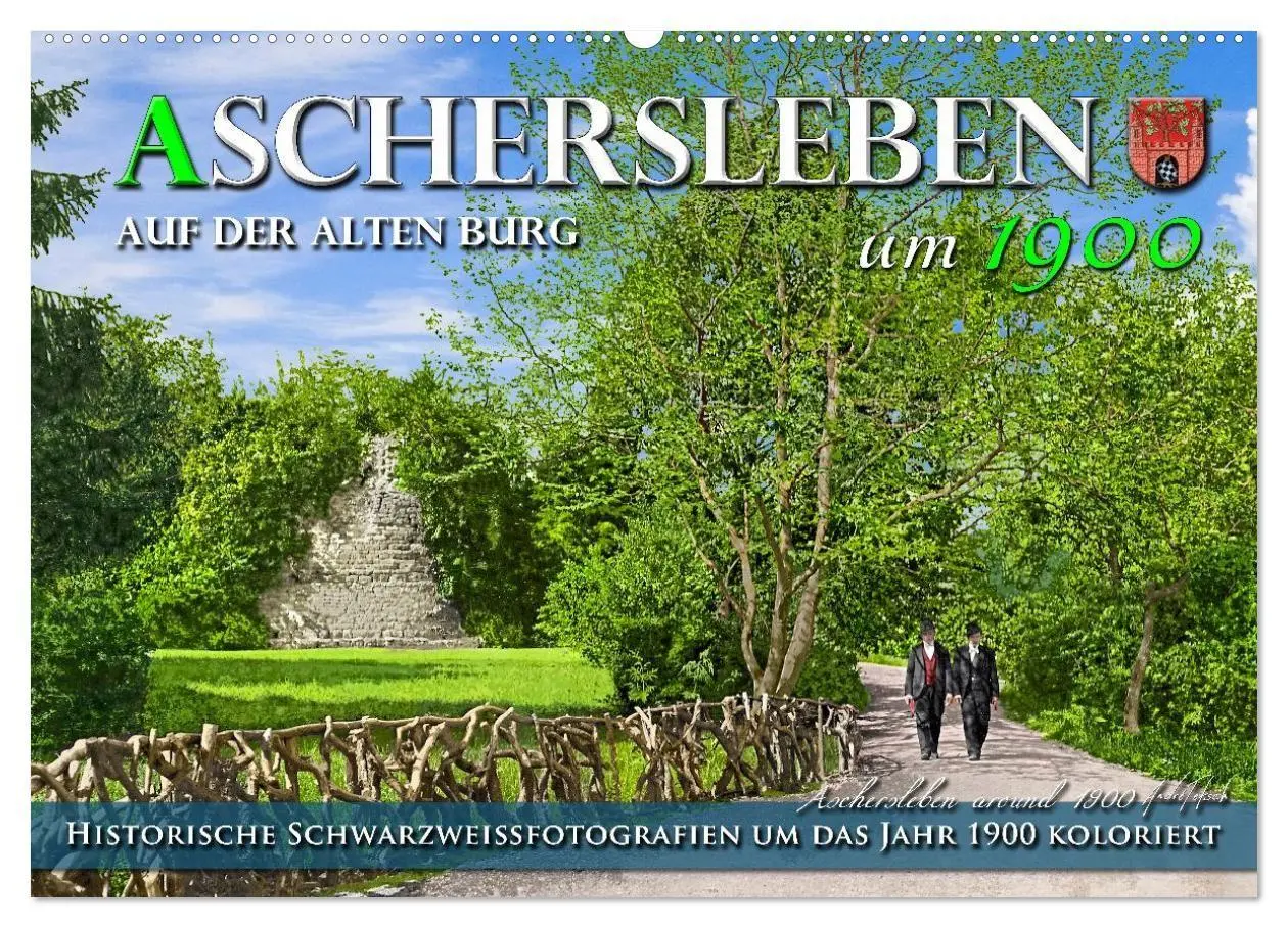 Cover: 9783516725834 | Aschersleben um 1900 - Auf der alten Burg - Kolorierte...