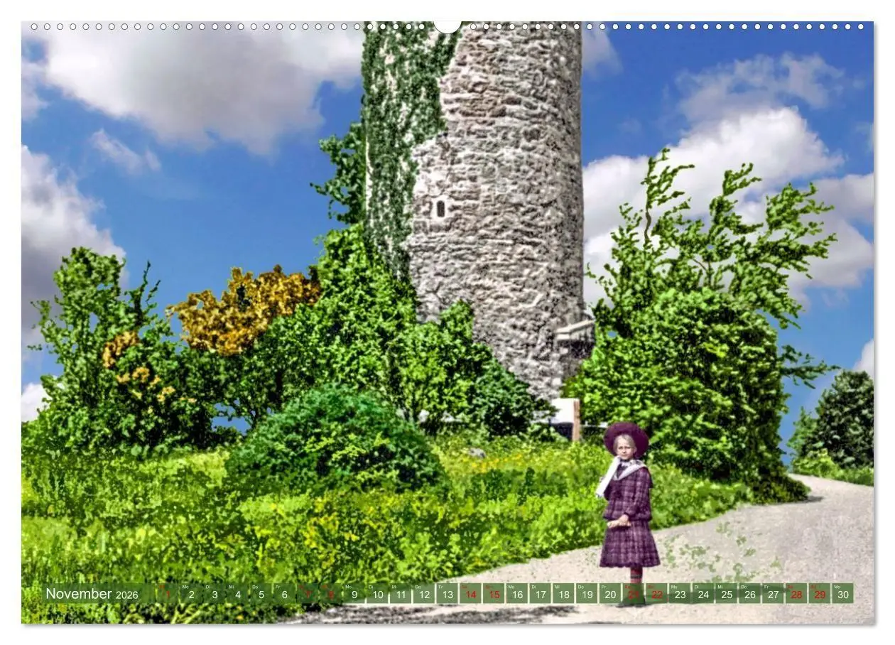 Bild: 9783516725834 | Aschersleben um 1900 - Auf der alten Burg - Kolorierte...