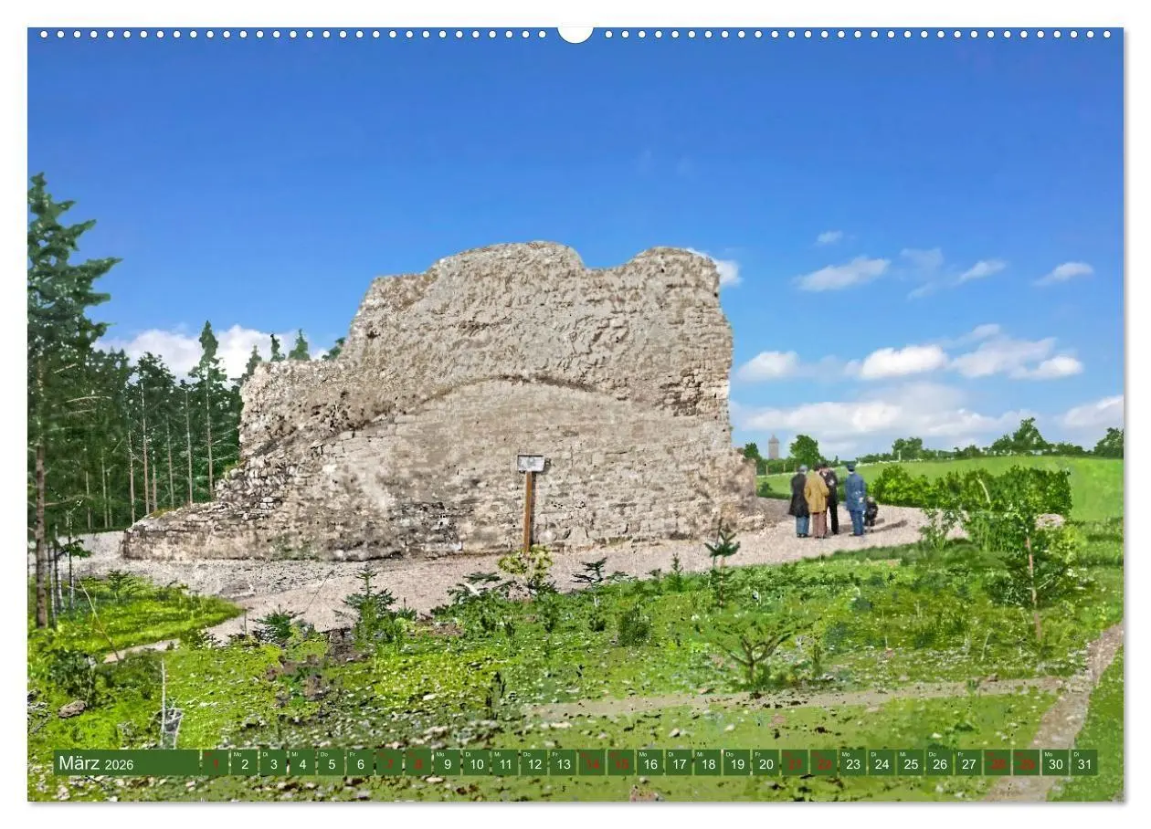 Bild: 9783516725834 | Aschersleben um 1900 - Auf der alten Burg - Kolorierte...