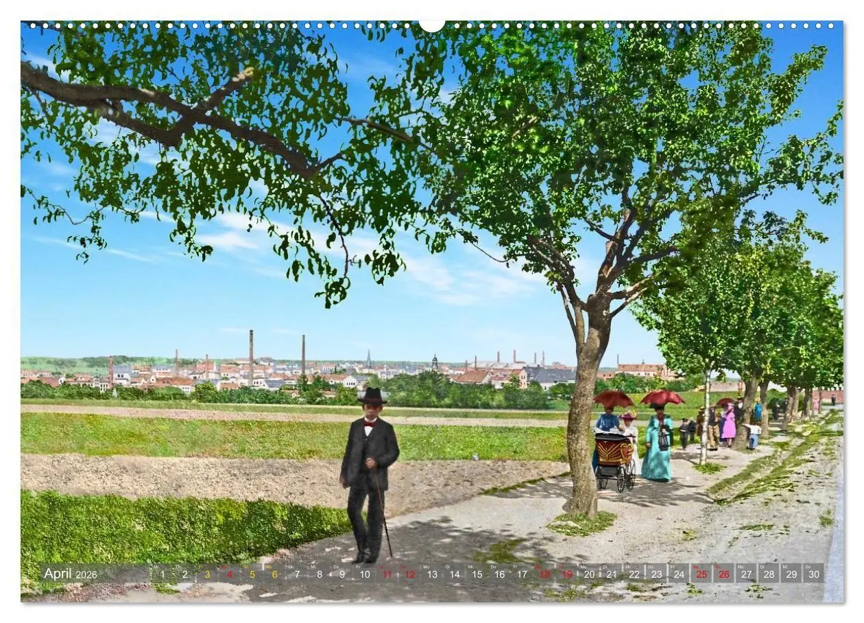 Bild: 9783516725834 | Aschersleben um 1900 - Auf der alten Burg - Kolorierte...