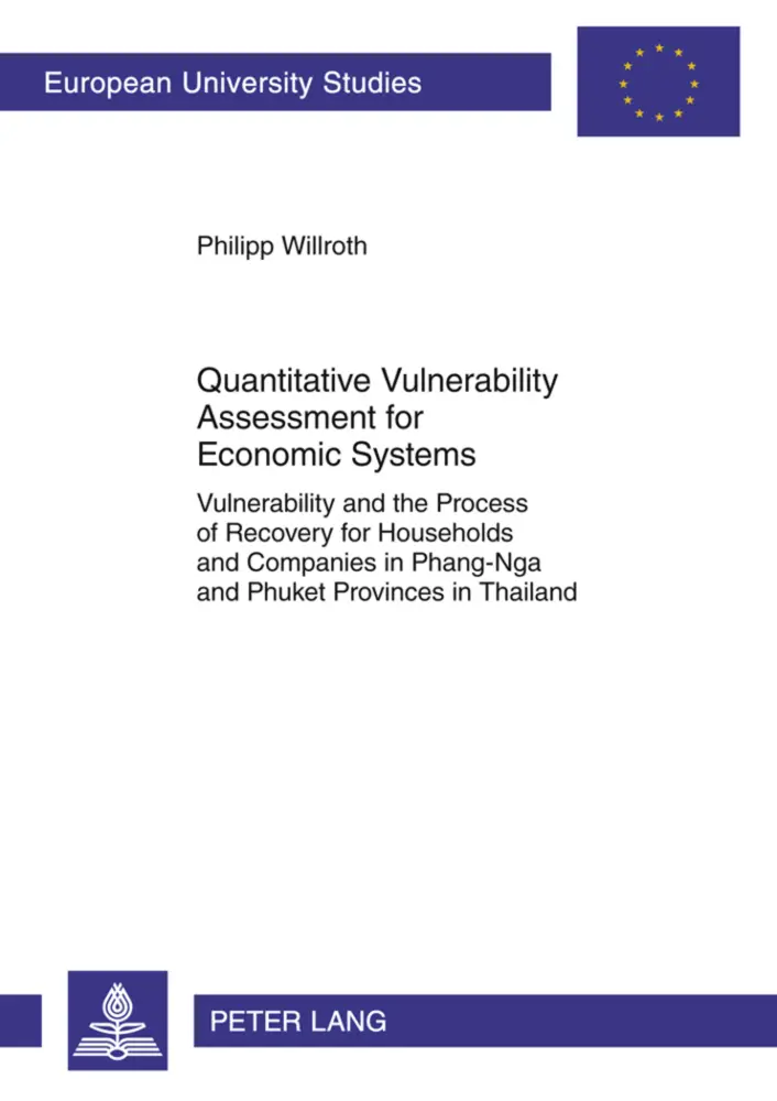 Cover: 9783631635834 | Quantitative Vulnerability Assessment for Economic Systems | Willroth