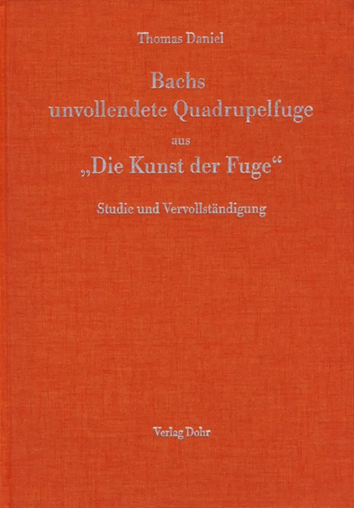Cover: 9783936655834 | Bachs Unvollendete Quadrupelfuge | Studie und Vervollständigung | Buch