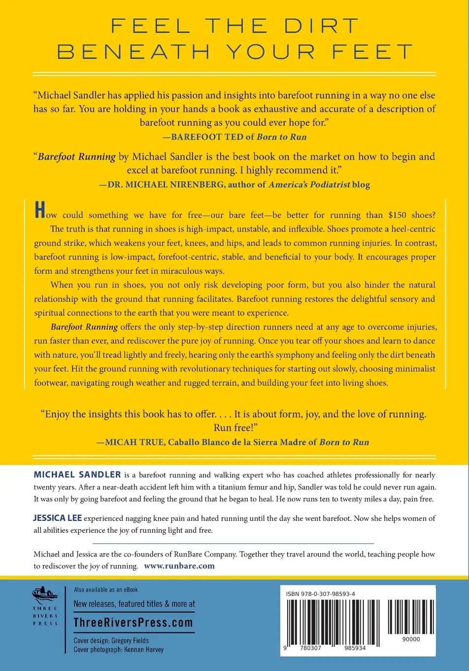 Rückseite: 9780307985934 | Barefoot Running | Michael Sandler (u. a.) | Taschenbuch | Englisch