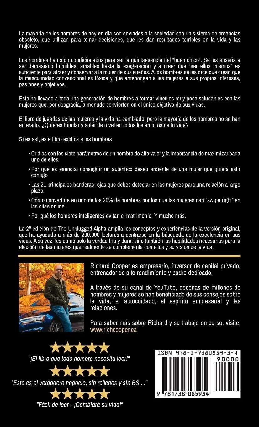 Rückseite: 9781738085934 | The Unplugged Alpha 2nd Edition (Versión Española) | Richard Cooper