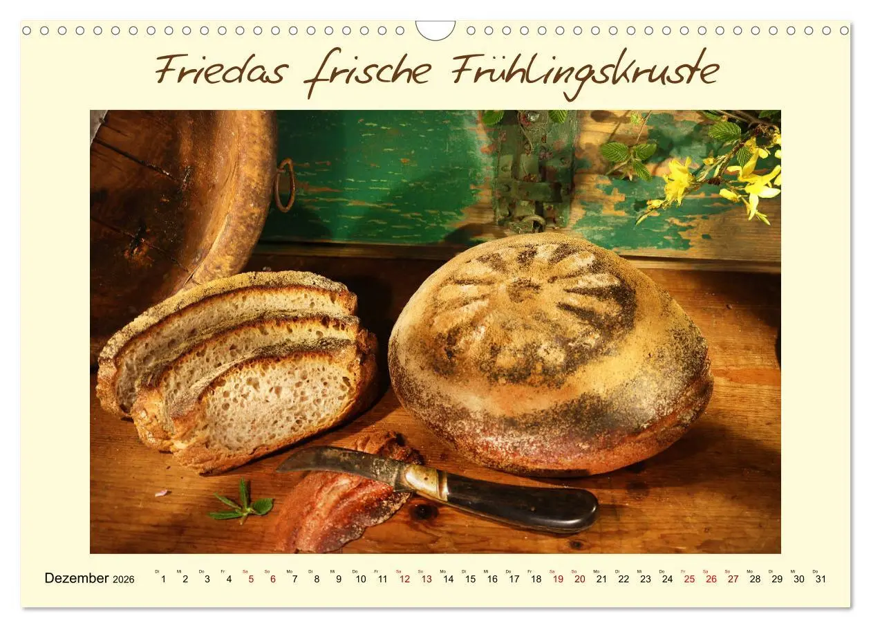 Bild: 9783457795934 | Mein liebstes Brot (Wandkalender 2026 DIN A3 quer), CALVENDO...