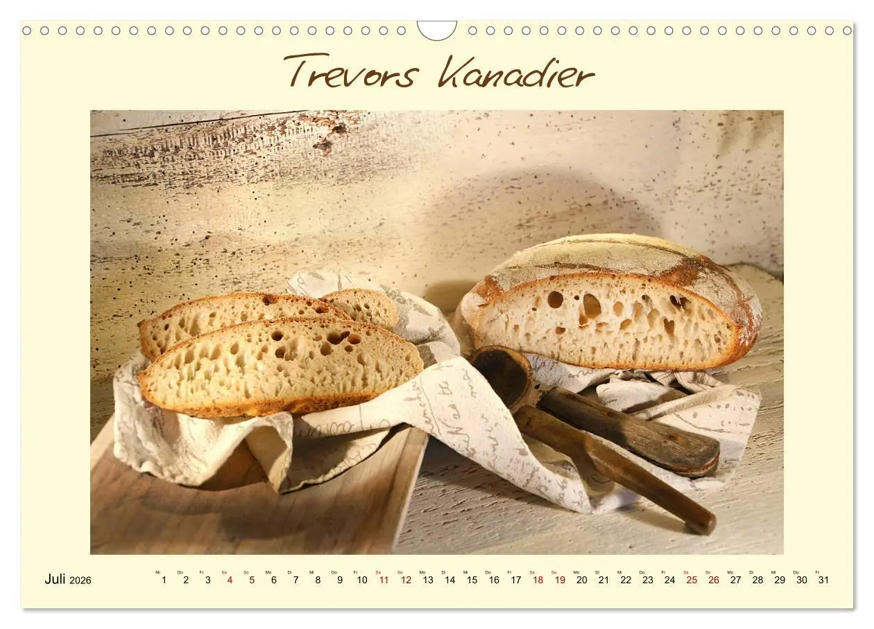 Bild: 9783457795934 | Mein liebstes Brot (Wandkalender 2026 DIN A3 quer), CALVENDO...